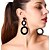 cheap Earrings-Women&#039;s Drop Earrings Jacket Earrings Infinity Ladies Oversized Earrings Jewelry Green / Wine / Dark Navy For Party Daily