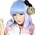 halpa Halloween peruukit-Lolita Cosplay-Peruukit Naisten 22 inch Heat Resistant Fiber Anime peruukki