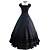 cheap Historical &amp; Vintage Costumes-Gothic Victorian Medieval 18th Century Vacation Dress Dress Party Costume Masquerade Prom Dress Women&#039;s Cotton Costume Black Vintage Cosplay Party Prom Short Sleeve Floor Length Ball Gown Plus Size