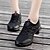 Χαμηλού Κόστους Sneakers Χορού-Γυναικεία Παπούτσια Χορού Παπούτσια Χορού Αθλητικά Επίπεδο Τακούνι Λευκό / Μαύρο / Εξάσκηση