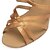 baratos Sapatos de Dança Latina-Mulheres Sapatos de Dança Latina Espetáculo Cruzado Cor Única Salto Cubano Fecho Gancho-S Preto Marron / Seda / Couro