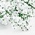 cheap Artificial Flower-White Silk Baby Breath Bouquet 6 Pieces/Lot for Floral Design and Wedding Decoration