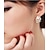 olcso Trendi ékszerek-Beszúrós fülbevalók For Női Szintetikus gyémánt Ajándék Napi Ötvözet