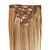 cheap Clip in Hair Extensions-Febay Clip In Human Hair Extensions Classic Human Hair Human Hair Extensions Women&#039;s Black#1B