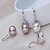 cheap Earrings-Women&#039;s Pearl Stud Earrings Drop Earrings Ladies Elegant Fashion Sterling Silver Pink Pearl Earrings Jewelry White / Black / Purple For Party Daily