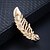 levne Brože-Women&#039;s Brooches Ladies Fashion Zircon Brooch Jewelry Gold For Christmas Party