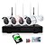 cheap Wireless CCTV System-YanSe® Built-in 1TB HDD 4CH Wireless NVR Kits 720P Waterproof IR Night Vision Security WIFI IP Camera 36LEDs Surveillance CCTV System Home