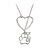 cheap Necklaces-Women&#039;s Pendant Necklace - Stainless Steel Heart Silver Necklace For Party, Casual