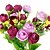 abordables Fleurs artificielles-Fleurs artificielles 1pcs Une succursale style pastoral Roses Fleur de Table