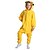 olcso Kigurumi pizsamák-Gyermek Kigurumi pizsama Pika Pika Onesie pizsama Korall flíz Sárga Jelmez mert Fiúk és lányok Allati Hálóruházat Rajzfilm Fesztivál / ünnepek Jelmez / Akrobatatrikó / Egyrészes