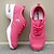 voordelige Danssneakers-Dames Dansschoenen Danssneaker Sneaker Platte hak Wit / Zwart / Fuchsia / Prestatie / EU40