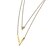 cheap Necklaces-Statement Necklace Multi Strand Necklace For Women&#039;s Synthetic Diamond Party Holiday 18K Gold Plated Zircon Titanium Steel Mother Daughter / Rose Gold Plated