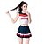 cheap Dance Costumes-Cheerleader Costumes Dance Costumes Skirts Women&#039;s Performance Sleeveless Dropped Polyester
