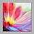 billige Blomstrede/botaniske malerier-Hang-Painted Oliemaleri Hånd malede - Blomstret / Botanisk Moderne Lærred / Valset lærred