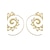 tanie Modne kolczyki-Damskie Kolczyki sztyfty Kolczyki drop damska Spersonalizowane Moda Kolczyki Biżuteria Złoty / Srebrny Na Casual Kij
