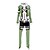 voordelige Anime kostuums-geinspireerd door SAO Alicization Shino Cosplay Anime Cosplaykostuums Japans Cosplay Kostuums Patchwork Lange mouw Jas Gympak / Onesie Helm Voor Dames / Short / Handschoenen / Riem / Insigne