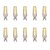 abordables Ampoules LED double broche-10pcs 4 W LED à Double Broches 400 lm G9 1 Perles LED COB Blanc Chaud Blanc Froid 220-240 V