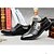 voordelige Heren Oxfordschoenen-Heren Schoenen PU Lente / Herfst Comfortabel Oxfords Zwart / Lichtbruin / Formele Schoenen