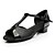 cheap Latin Shoes-Women&#039;s Dance Shoes Latin Shoes Heel Low Heel Customizable Black / Practice