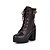 cheap Women&#039;s Boots-Women&#039;s Boots Block Heel Boots Dress Mid Calf Boots Winter Chunky Heel Round Toe Comfort Novelty Fashion Boots Faux Leather Black Yellow Brown