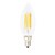abordables Ampoules à Filament LED-10pcs 6 W Ampoules à Filament LED 560 lm E14 C35 6 Perles LED COB Décorative Blanc Chaud Blanc Froid 220-240 V / RoHs