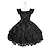 cheap Lolita Dresses-Gothic Lolita Lolita Vacation Dress Dress Women&#039;s Pure Color Japanese Cosplay Costumes Plus Size Customized Black Ball Gown Solid Colored Butterfly Sleeve Sleeveless