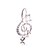 tanie Broszki-Damskie Broszki Muzyka Nutki damska Sztuczna perła Broszka Biżuteria Złoty Na Codzienny Wyjściowe