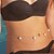cheap Body Jewelry-Belly Body Chain Waist Chain Ladies Fashion Women&#039;s Body Jewelry For Beach Bikini Alloy Gold