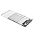 cheap Hard Drive Enclosures-ORICO 2.5 Inch Transparent Type-C Hard Drive Enclosure USB3.1 to SATA3.0 External SSD HDD Case Tool Free 2139C3-G2-CR