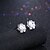 cheap Earrings-Women&#039;s Diamond Crystal Cubic Zirconia Stud Earrings Heart Ladies Personalized Fashion Sterling Silver Zircon Earrings Jewelry Silver For Wedding Party