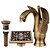 cheap Faucet Sets-Faucet Set - Widespread Oil-rubbed Bronze Centerset Single Handle One HoleBath Taps