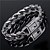 preiswerte Herrenarmbänder-Herren Ketten- &amp; Glieder-Armbänder Einzigartiges Design Modisch Einfacher Stil Edelstahl Armband Schmuck Silber Für Weihnachts Geschenke Normal Alltag