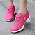 voordelige Danssneakers-Dames Dansschoenen Danssneaker Sneaker Platte hak Wit / Zwart / Fuchsia / Prestatie / EU40