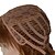 halpa Synteettiset trendikkäät peruukit-Synteettiset peruukit Suora Suora Bob-leikkaus Otsatukalla Peruukki Lyhyt Beige Synteettiset hiukset Naisten Ruskea StrongBeauty