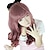 billige Halloween parykker-Lolita Cosplay Parykker Dame 24 inch Varmeresistent Fiber Brun Anime Paryk