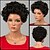 cheap Human Hair Capless Wigs-Human Hair Blend Wig Short Curly Jerry Curl Short Hairstyles 2020 Berry Curly Jerry Curl Hot Sale Machine Made Women&#039;s Natural Black #1B