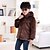 cheap Outerwear-Toddler Boys&#039; Solid Colored Long Sleeve Regular Faux Fur Jacket &amp; Coat Brown