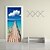 preiswerte Wand-Sticker-Berühmte / Landschaft / 3D Wand-Sticker 3D Wand Sticker Türaufkleber, Papier Haus Dekoration Wandtattoo Wand Dekoration 1 set