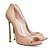 cheap Women&#039;s Heels-Women&#039;s Heels Dress Party &amp; Evening Summer Peep Toe Comfort Novelty Leather Sheepskin Nude Black