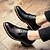 رخيصةأون أحذية أوكسفورد للرجال-رجالي أوكسفورد أحذية الراحة الأعمال التجارية الأماكن المفتوحة جلد أسود بني الخريف