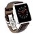 baratos Pulseiras de Apple Watch-1 pcs Pulseira de Smartwatch para Apple  iWatch Series 7 / SE / 6/5/4/3/2/1 Couro Legitimo Relógio inteligente Alça Fecho Borboleta Pulseira de Couro Banda de negócios Substituição Pulseira