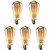 abordables Ampoules incandescentes-5pcs 40 W E26 / E27 ST64 Blanc Chaud 2200-2700 k Rétro / Intensité Réglable / Décorative Ampoule incandescente Edison Vintage 220-240 V
