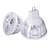 preiswerte LED-Spotleuchten-10 Stk. 9 W LED-Glühbirne Scheinwerfer 900 lm mr16 3 LED-Perlen LED dekorativ warm kalt weiß für Landschafts-Einbauschienenbeleuchtung AC12 V 90 W Halogen-Äquivalent
