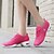 Χαμηλού Κόστους Sneakers Χορού-Γυναικεία Παπούτσια Χορού Παπούτσια Χορού Αθλητικά Επίπεδο Τακούνι Λευκό / Μαύρο / Φούξια / Επίδοση / EU40
