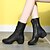cheap Dance Boots-Women&#039;s Dance Boots Outdoor Boots Split Sole Low Heel Lace-up White Black Red