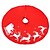 baratos Decorações de Natal-1 pc papai noel saia da árvore de natal caprichoso vermelho santa saia da árvore de natal &#039;belo presente de natal