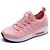 cheap Women&#039;s Sneakers-Women&#039;s PU(Polyurethane) Summer / Fall Comfort Sneakers Black / Red / Pink