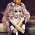 abordables Perruques Halloween-Dangan Ronpa Junko Enoshima Perruques de Cosplay Femme 26 pouce Fibre résistante à la chaleur Perruque d&#039;anime