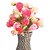 billige Kunstig blomst-Kunstige blomster 1pcs Gren Pastorale Stilen Roser Bordblomst