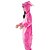 ieftine Pijamale Kigurumi-Pentru copii Pijama Kigurumi Anime Blue Monster Pijama Întreagă Flanel anyaga Albastru / Roz Cosplay Pentru Baieti si fete Sleepwear Pentru Animale Desen animat Festival / Sărbătoare Costume